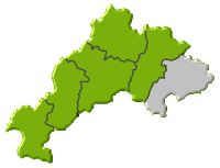Situation du canton de Isle-Loue-Auvézere en Périgord